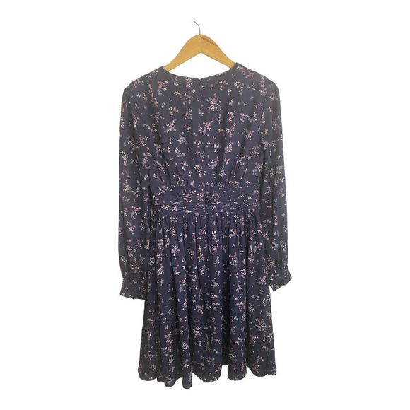 Gal Meets Glam Kelsey Faux Wrap Floral Dress Size 4 - Picture 4 of 14